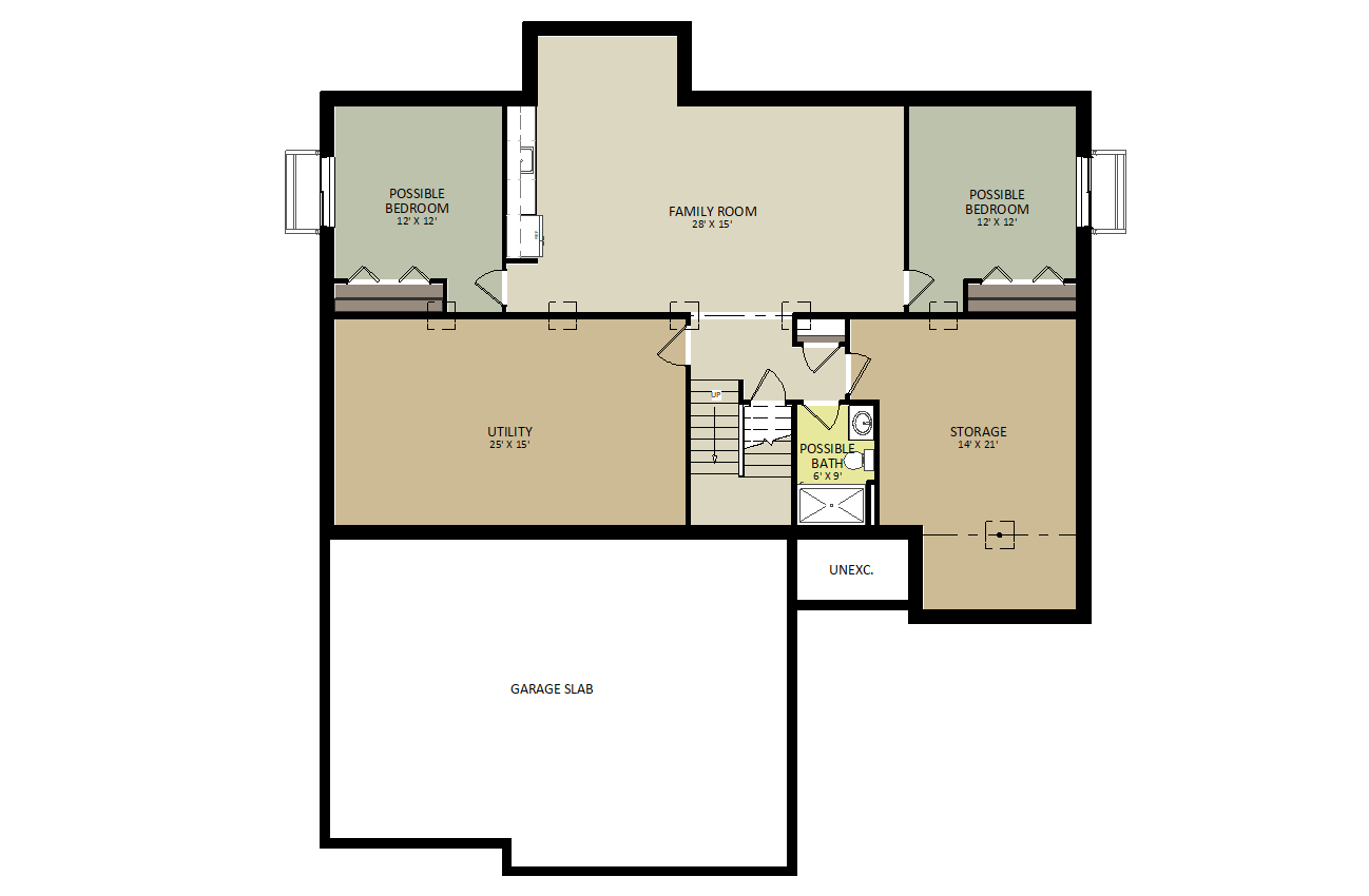 Tomorrow RiverLower Level Floor Plan